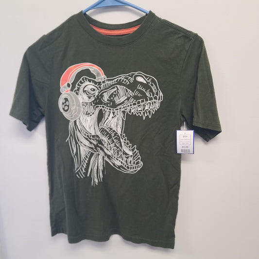 Green Dino Wonder Nation Shirt, 10 B