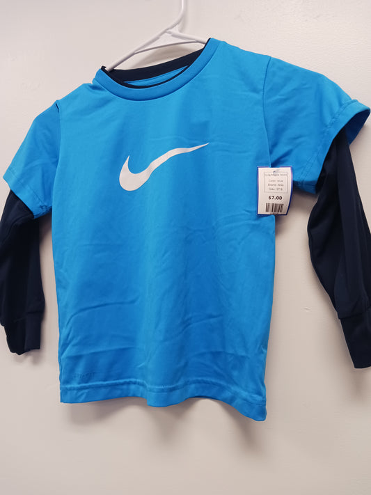 blue Nike Long Sleeve Tshirt, 5T B