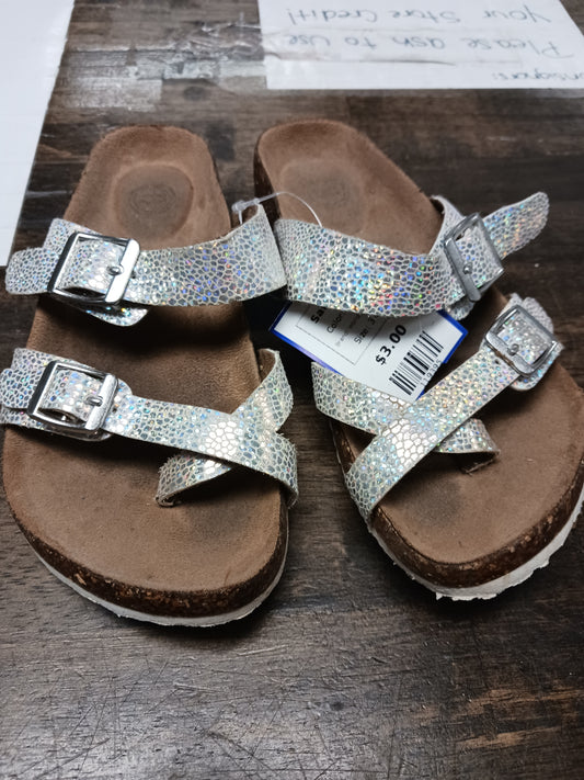 silver Wonder Nation Sandals, 3 G
