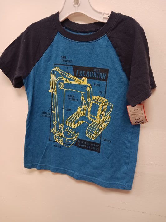 Blue Construction Jumping Bean Shirt, 5T B