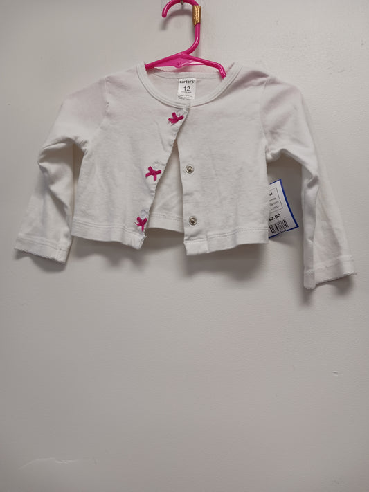 white Carters Jacket, 12M G