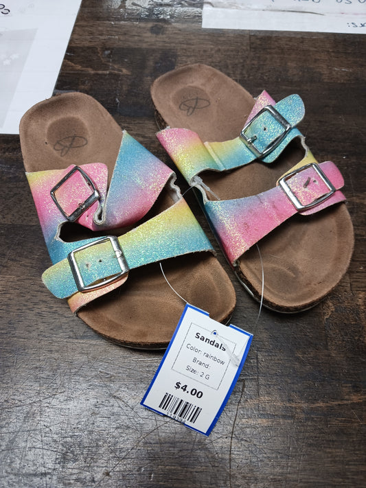 rainbow  Sandals, 2 G