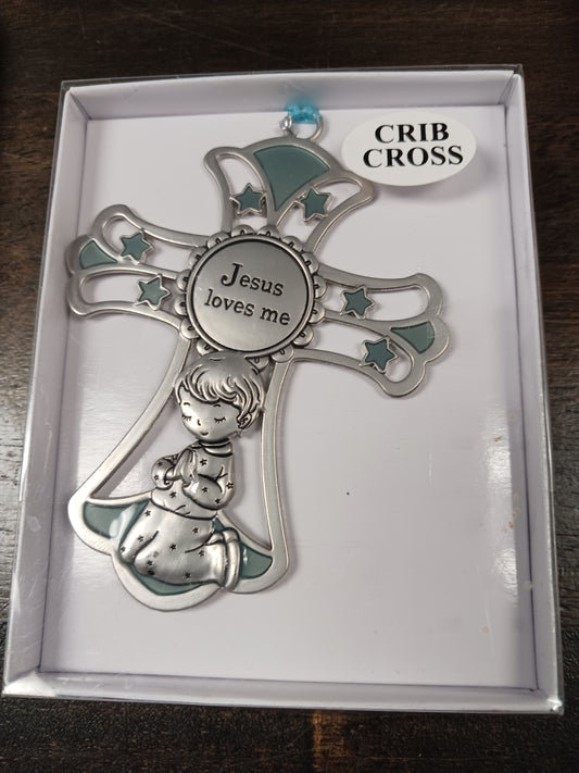 Silver  Crib Cross