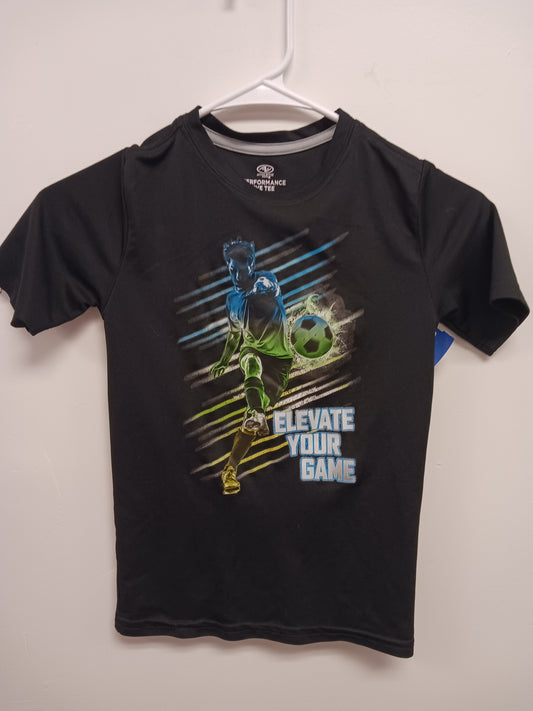 black athletic works elevate your game shirt, 6 B