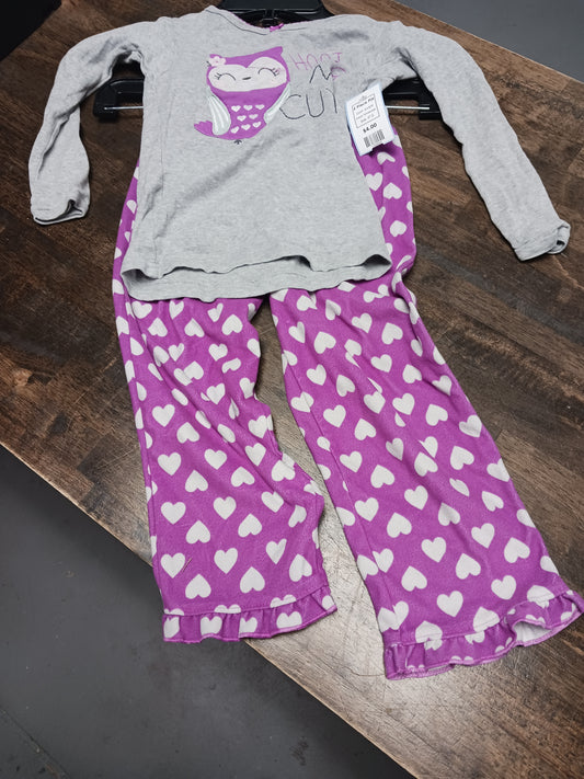 purple Simple Joys 2 Piece Pjs, 4T G