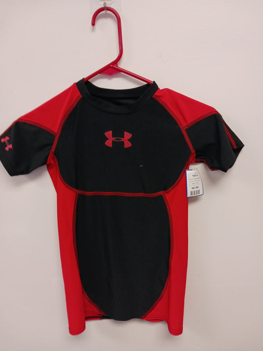 Black/Red Under Armour Tshirt, 10 B