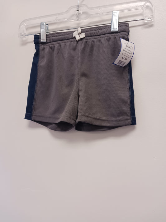 Grey/Navy Carters Shorts, 2T G