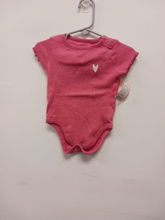 pink Garanimals Heart Onesie, 6-9M G