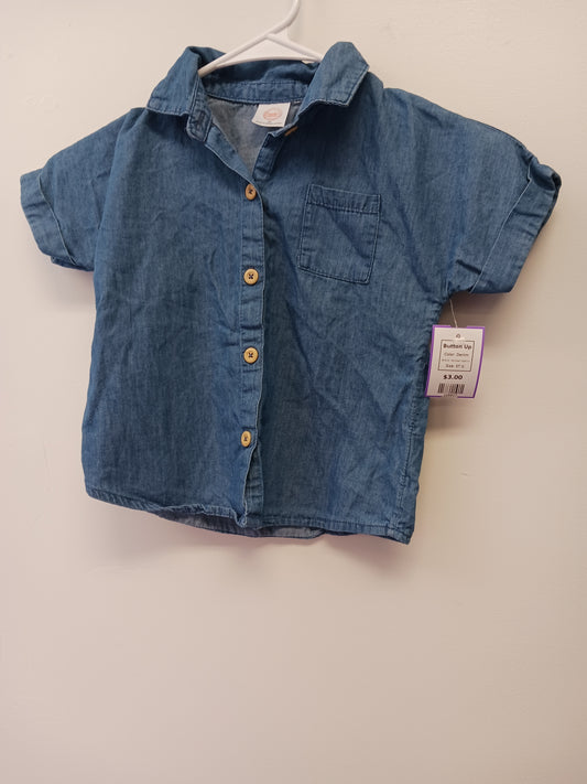 Denim Wonder Nation Button Up, 5T G