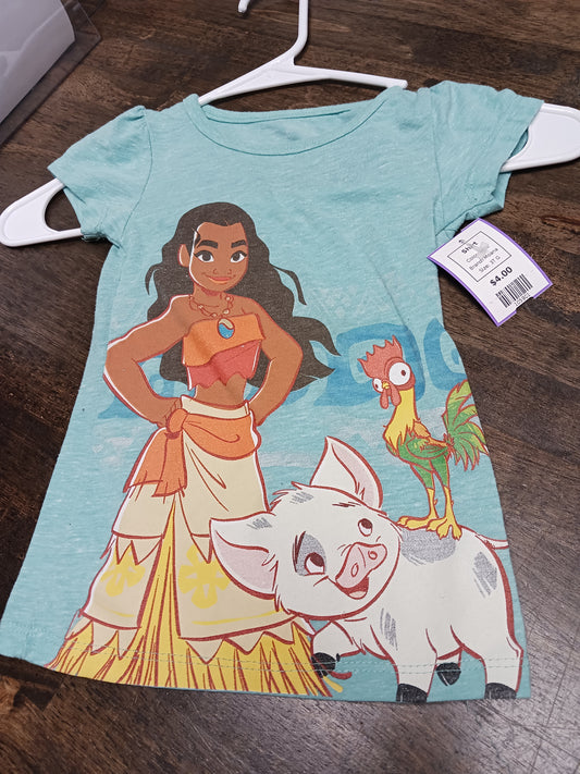 Blue Moana Shirt, 3T G