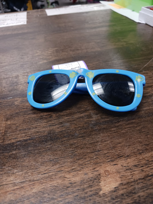 Blue/Yellow Fish  Sunglasses, Toddler