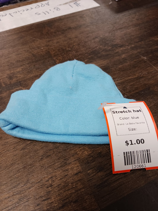 blue Le Bebe Favorite Stretch hat