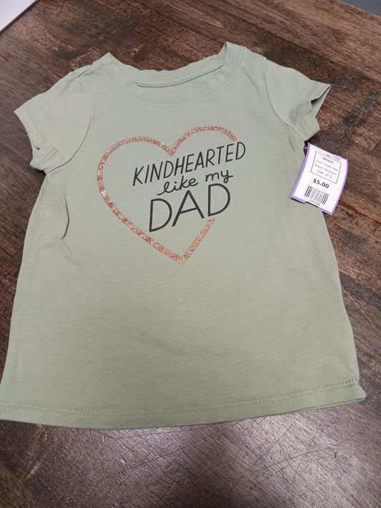 Green Dad Cat & Jack Shirt, 2T G