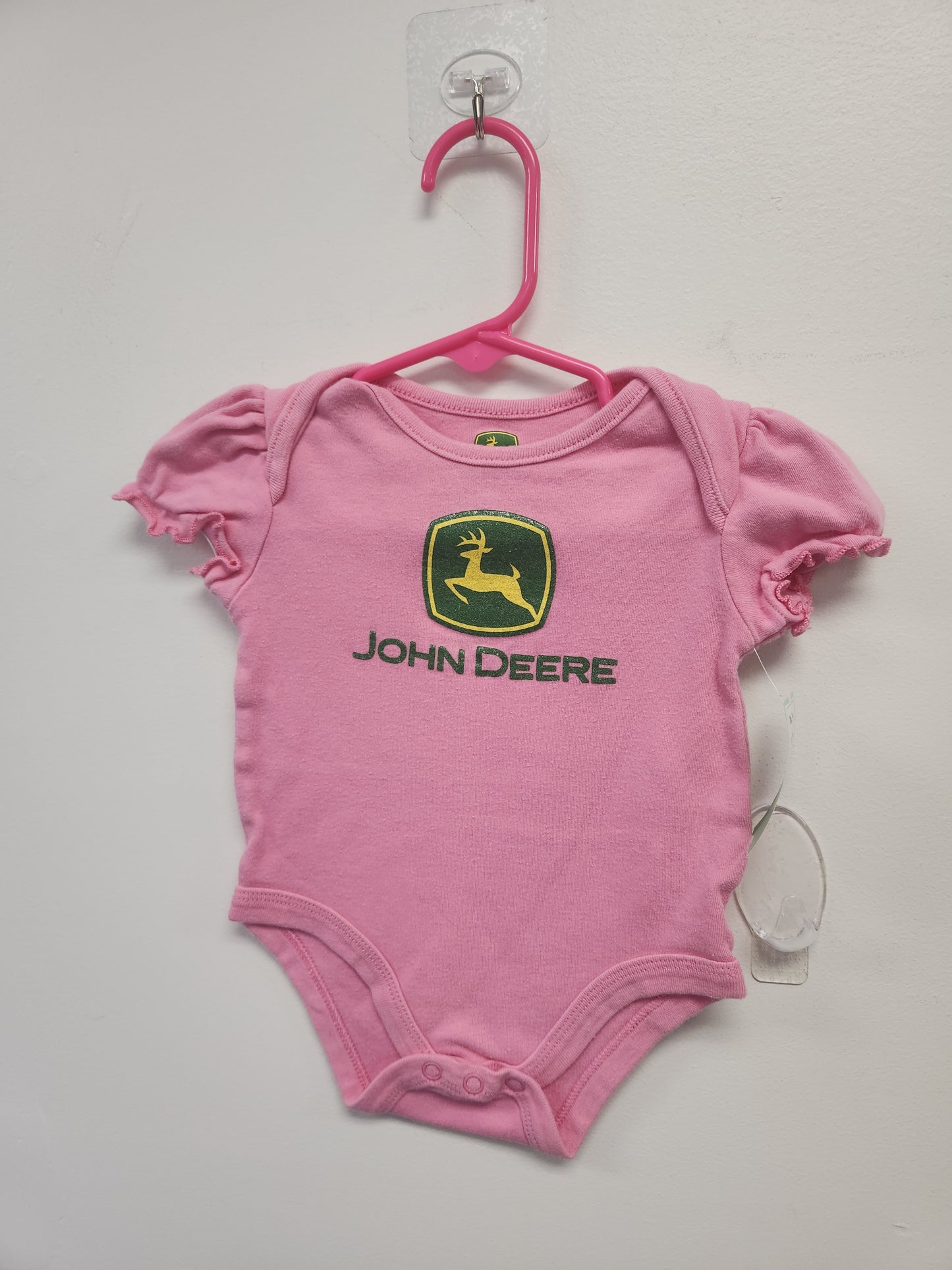 Pink John Deere Onesie, 3M G