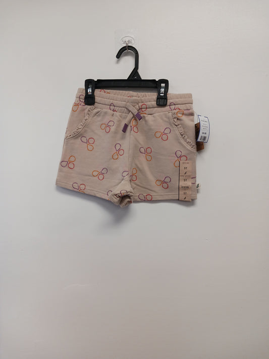tan Easy Peasy Flower Shorts, 5T G