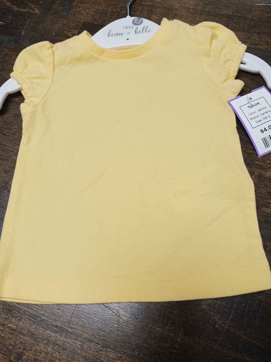 yellow Carters Tshirt, NB G