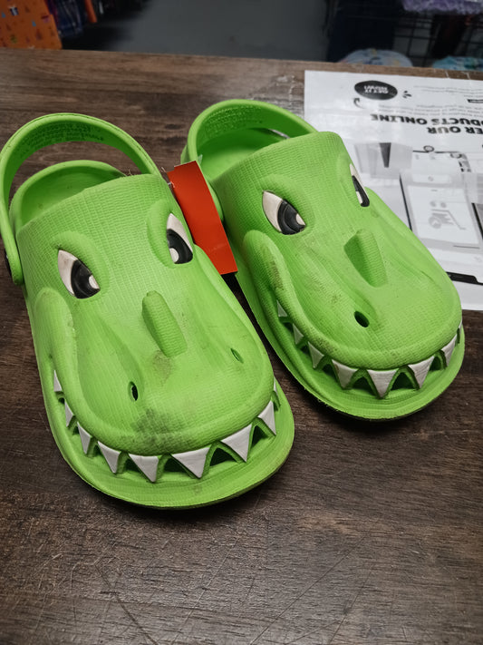 Green Dino  Rubber Shoes, 13C B