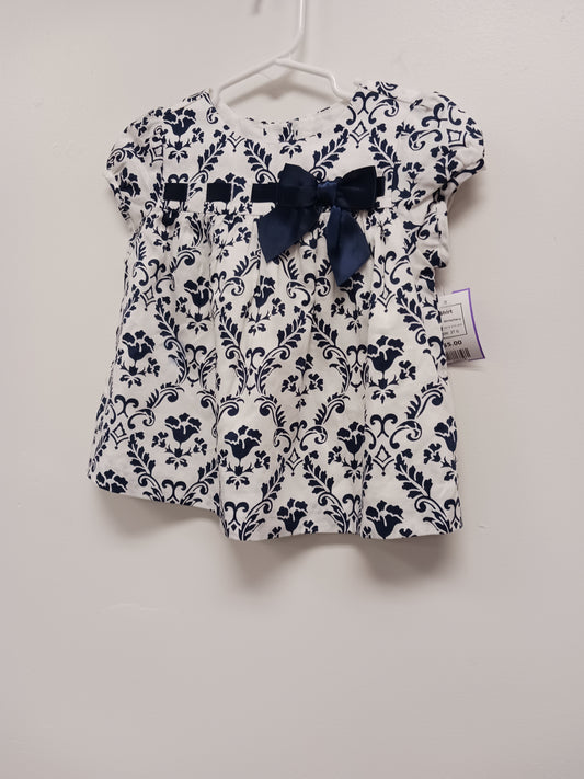 White/Navy Janie And Jack Shirt, 2T G