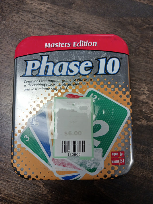 Phase 10 Masters Edition Game