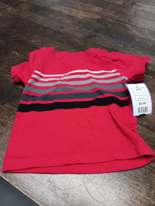 Red/Black/Grey/White Garanimals Shirt, NB B