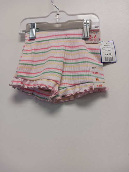 Pink/Colorful Garnaimals Shorts, 3M G