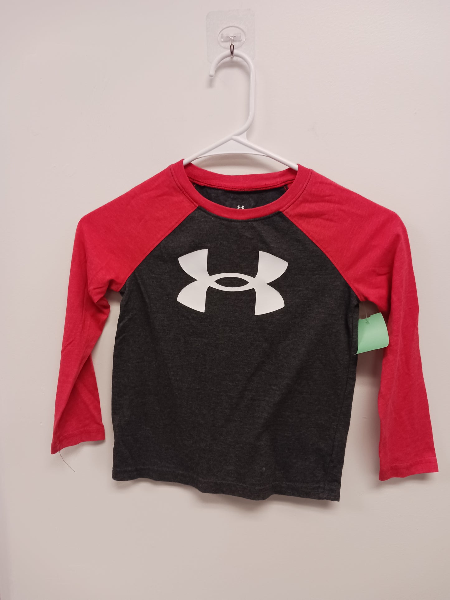 Red/Grey/White Under Armour Longsleeve Shirt, 5T B