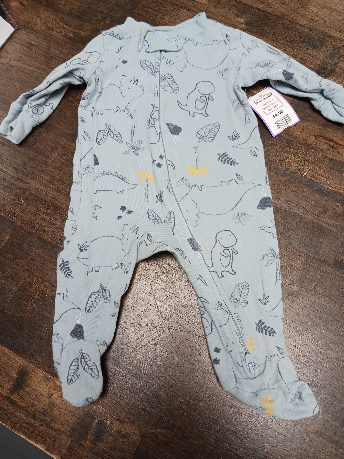 blue Carters Dino Sleeper, 3M B