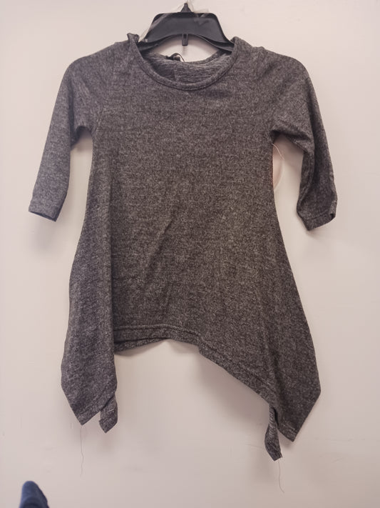 grey Girls Long Sleeve Top, 8 G