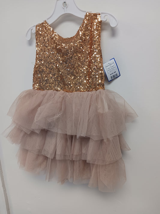 Copper Boutique Sequin Dress  3/4, 3T G
