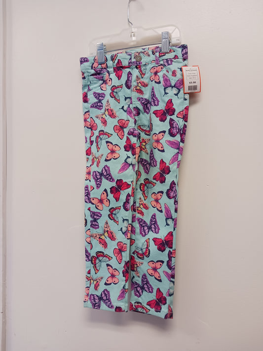 Blue Toughskins Butterfly Pants, 4T G