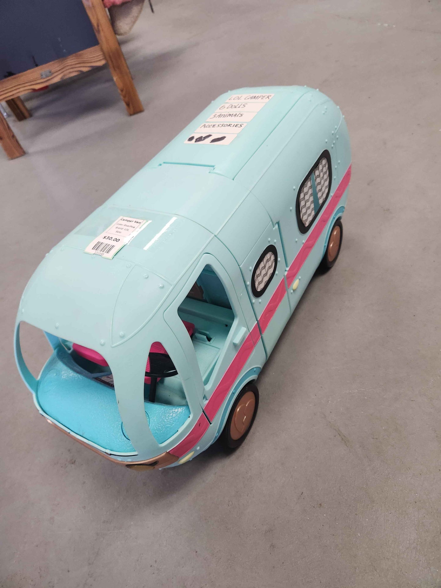 Blue/Pink LOL Camper Van
