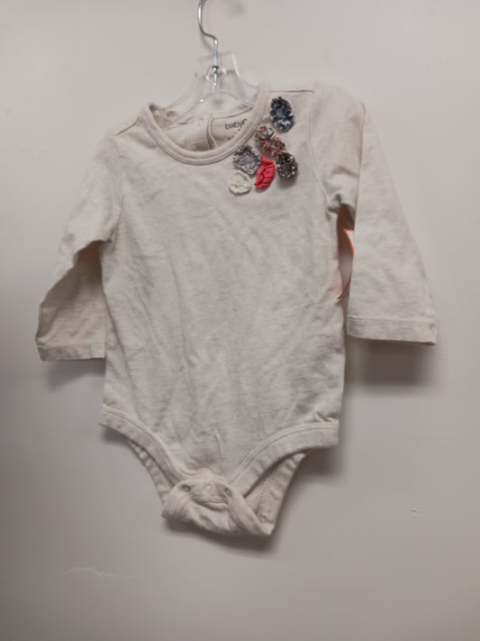 Tan Gap Longsleeve Onesie, 6-12M G