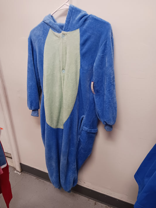 Blue Stitch One Piece Pjs, 6 G