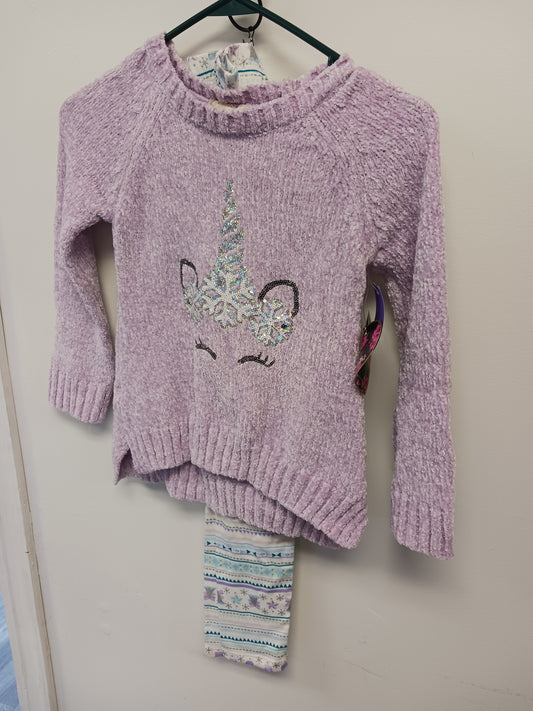 Purple/White Unicorn Btween Outfit, 7 G