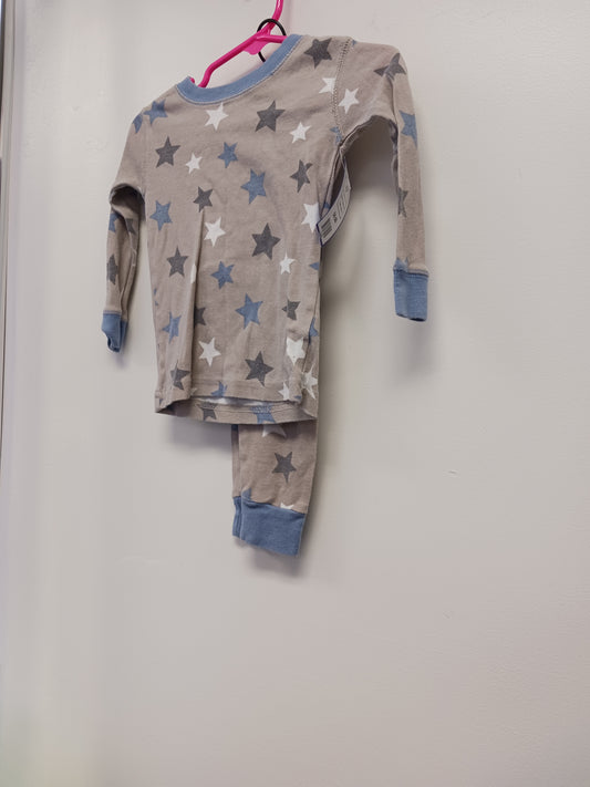 Grey/Blue/White Star Koala Kids Pjs, 18M B