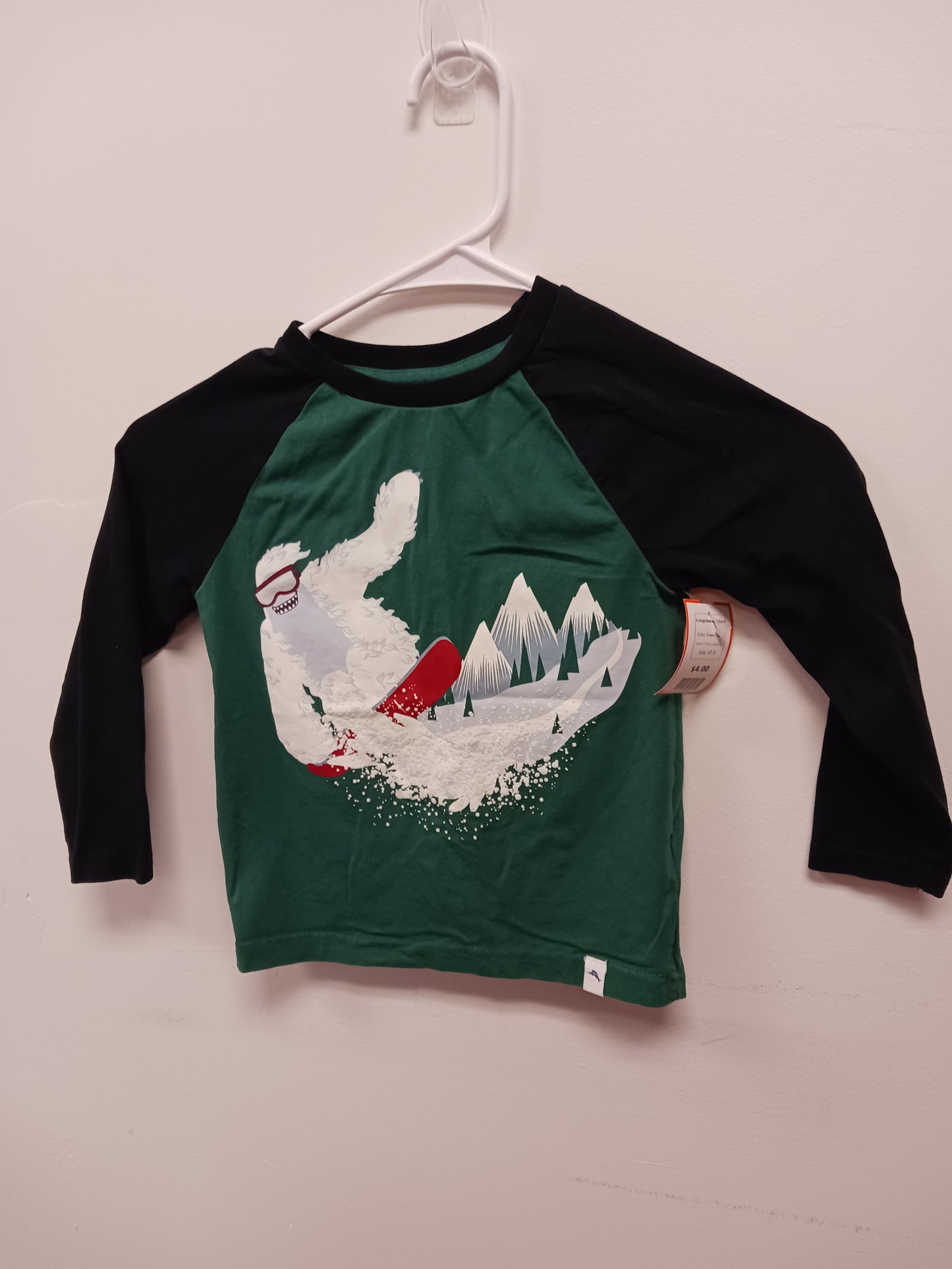 Green/Black Tommy Bahama Longsleeve Shirt, 4T B