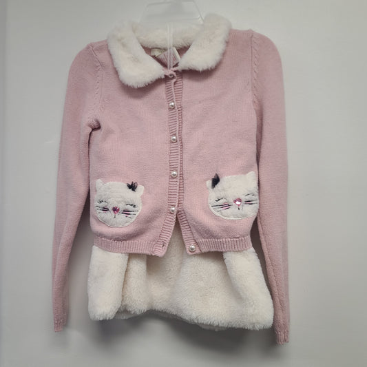 Pink/White Kitty Cynthia Rowley Outfit, 7/8 G