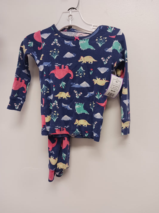 Navy/Colorful Dino Carters Pjs, 2T G