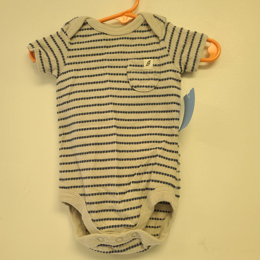 blue stripe Easy Peasy Striped Onesie 3-6m, 3M B