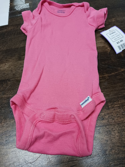 Pink Gerber Onesie, NB G