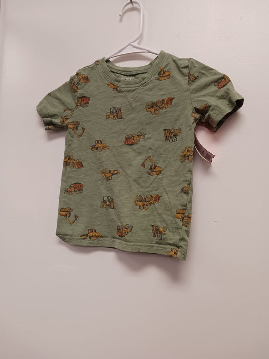 Green/Yellow Digger Carters Shirt, 5T B