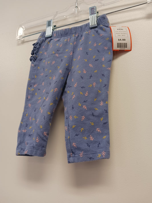Blue Flower Old Navy Pants, 3M G