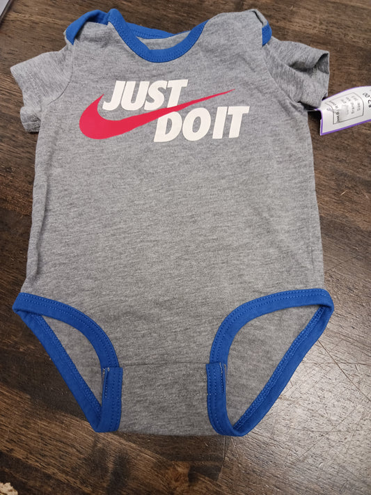 grey Nike Just Do It Onesie, 3M B