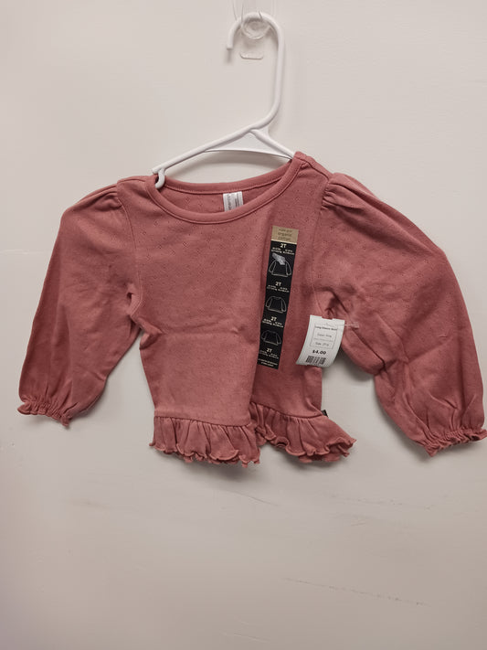 Pink Modern Moments Long Sleeve Shirt, 2T G