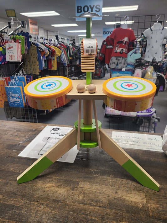 Hape Wooden Drum Set