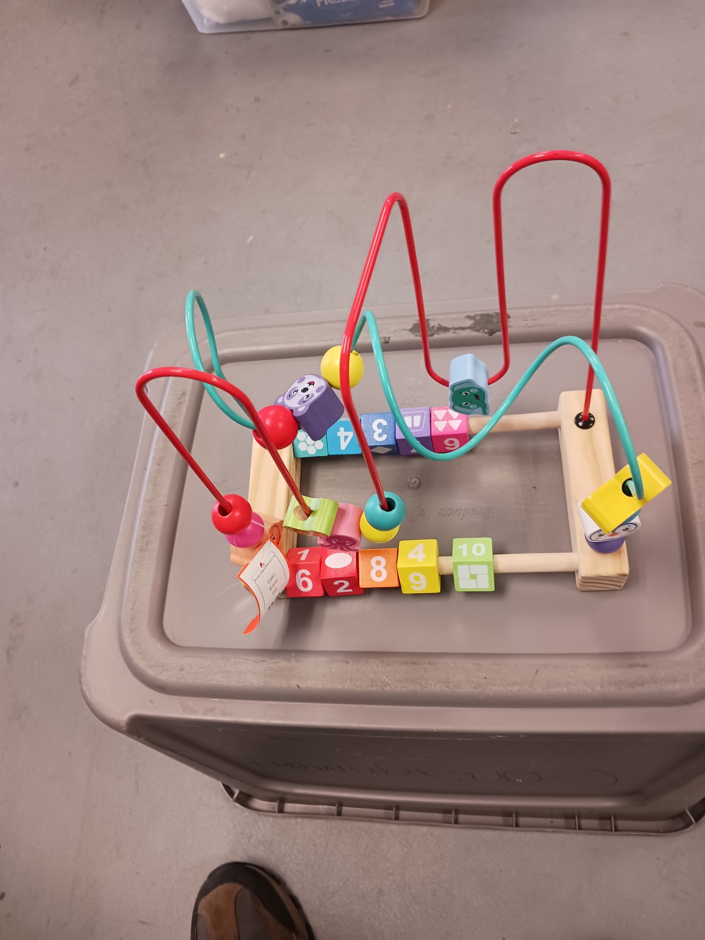 Wooden Shapes & Numbers Toy