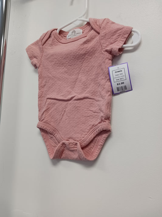 Pink Willow + Whimsy Onesie, NB G