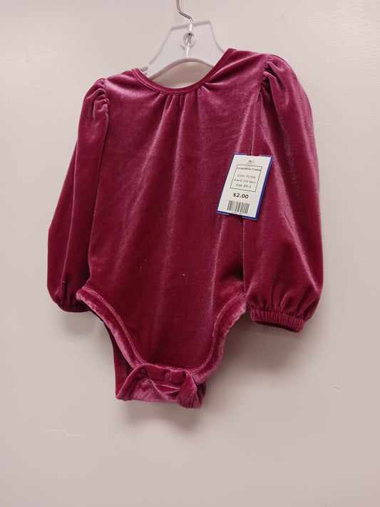 Purple Old Navy Longsleeve Onesie, 6M G