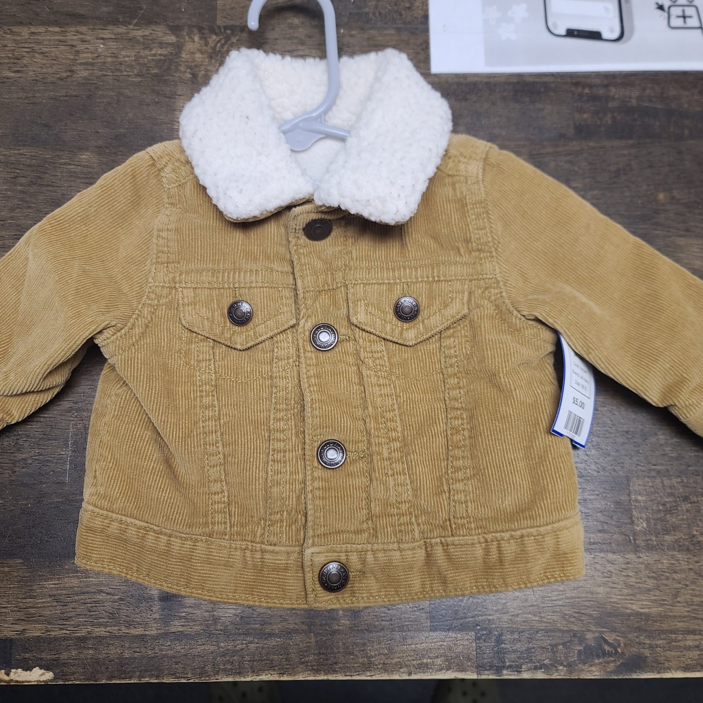 brown old navy jacket, NB B