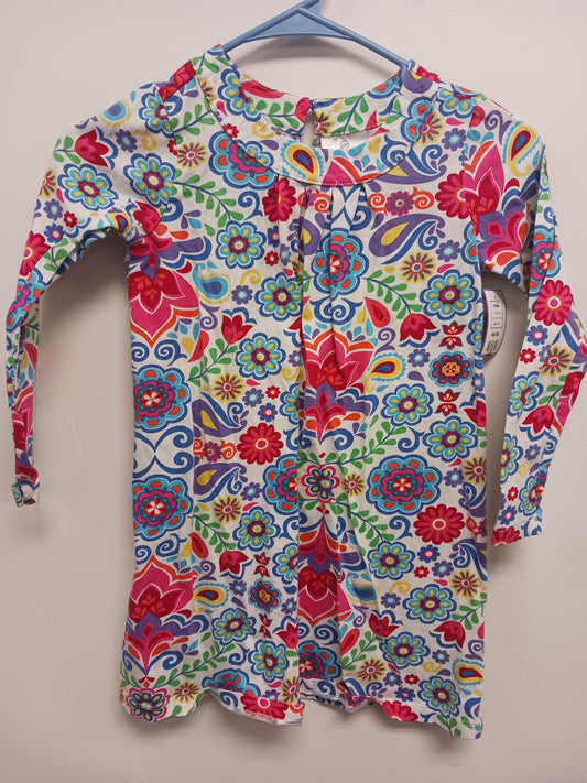White/Colorful Hanna Andersson Dress, 6 G